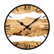 thumbnail image 1 of Reloj de pared de madera de 30 cm, hueco, rústico, artístico, colgante, reloj de pared, reloj de pared Color de la madera, 1 of 9