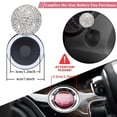 thumbnail image 4 of 2024 Start Button Start Auto Ignition Button Cover Lever Engine Automotive Button Rocker V1L7 Stop Car Start, 4 of 8