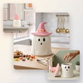 thumbnail image 6 of Clearance Halloween Strawberry Witchy Ghost Canister, Ceramic Ghost Candy Bowl with Lid, Cute Witchy Ghost Statue Figurine, Halloween Decoration for Home Table Bedroom, Gift for Kiddo Adults, 6 of 7