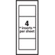 Avery Customizable Name Badge Clips, 2.25" x 3.5", White, 12 Printable ...