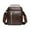 Brown, variant on YiJuHui 1pcs Premium Textured Leather Crossbody Bag Adjustable Strap Lightweight Spacious Travel Work Daily Use A