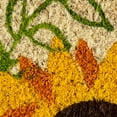 thumbnail image 3 of DII Natural Coir Doormat Outdoor Welcome Mat, 17x29", Sunflower, 3 of 3
