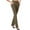 Brown, variant on Flare Leggings for Women High Waisted Athletic Workout Yoga Pants Stretchy Dress Pants With Pockets Tall Petite Red