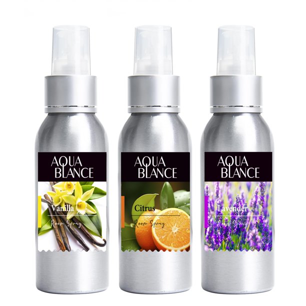 Spray de habitación Aqua Blance, lavanda, vainilla y cítricos, 100 ml x 3
