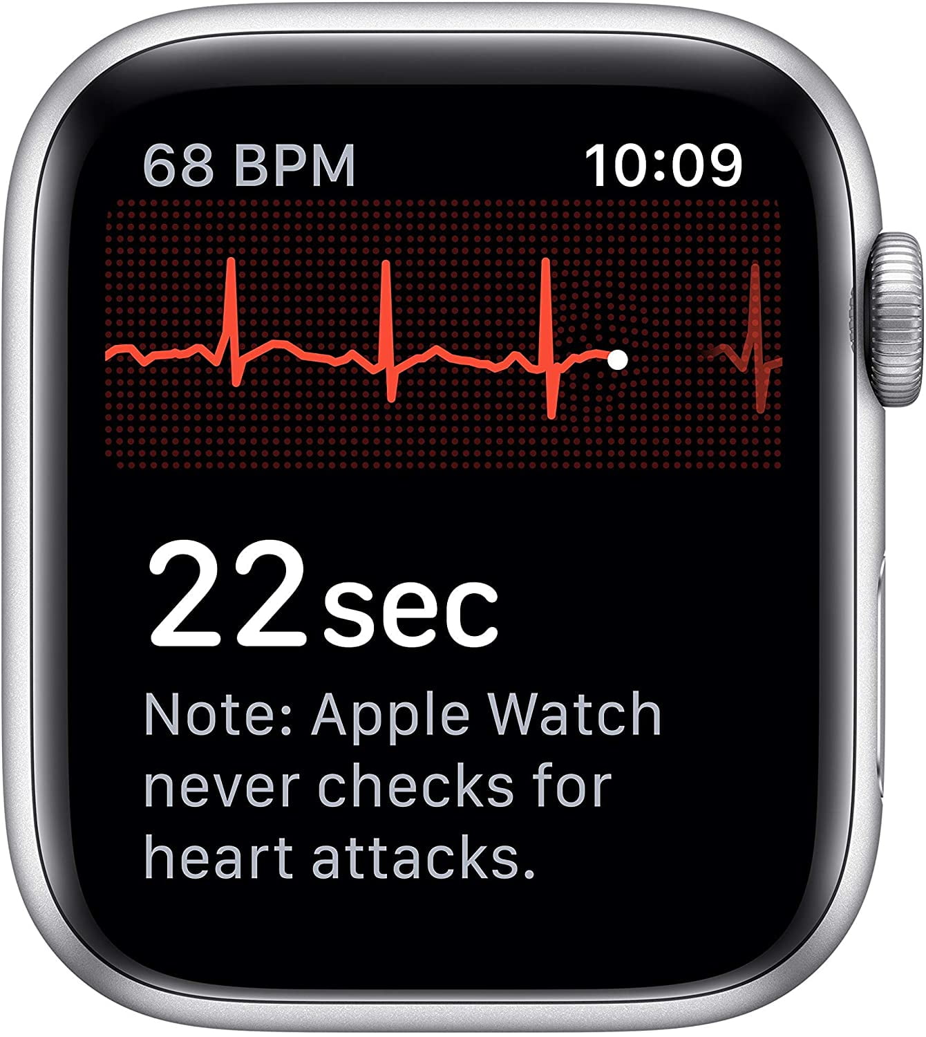 Restored Apple Watch Series 5 (GPS/LTE, 40MM) Silver Case + White Sport Band (Refurbished)