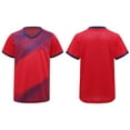 thumbnail image 6 of Miutii Kids Boys Football Jersey Short Sleeve Soccer T-Shirt Uniform Running Biking Tee Tops B Red 3XS, 6 of 9