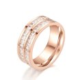 thumbnail image 1 of LYMAYTER Fashion Ring Women's Ring - Couple Style, Geometric, Stackable, 1 of 7