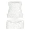 thumbnail image 4 of BLTIBY Womens 2 in 1 Postpartum Belly Band Wrap, C-Section Support Belt, Post Partum Support Recovery Waist/Pelvis Belt, Hysterectomy Belly Band Binder Girdle Stomach White M, 4 of 7