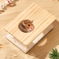 thumbnail image 2 of MasteelfCA 1pc Acrylic Sandbox Hamster Bath Container Hamster Sand Bath Container Chinchilla Toilet Sand Bath House, 2 of 8