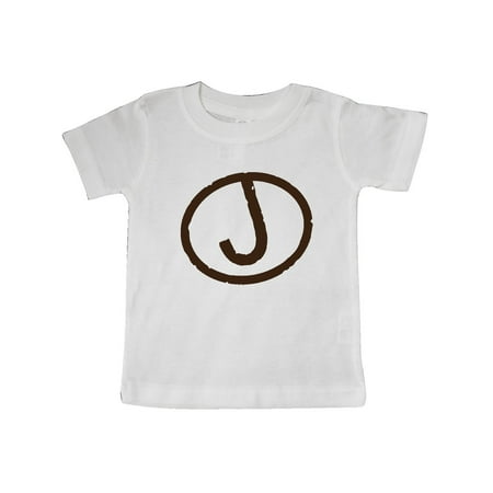 

Inktastic Branding Iron Letter J Monogram Gift Baby Boy or Baby Girl T-Shirt