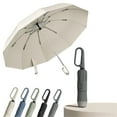 thumbnail image 1 of Ring Buckle Umbrella, Reflective Safety Strip, Sturdy Windproof, Travel Portable, 1 of 5