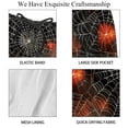 thumbnail image 4 of luoweisi Men's Beach Shorts Quick Dry Swim Trunks with Mesh Lining Halloween Spider Web L, 4 of 5