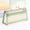 Green-GN, variant on MMJ Pencil Pouch Double Layer Mesh Large Capacity Zipper Student Stationery Storage Organizer 8.66x4.13x2.56in