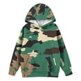 thumbnail image 5 of TrdSipl Camo Hoodie for Girls Cute Leaf Printed Hooded Sweatshirts Plus Size Lounge Camouflage Pullover Shirts with Pocket, 5 of 5