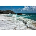 thumbnail image 2 of Head, Danny 24x17 Black Ornate Wood Framed with Double Matting Museum Art Print Titled - Breaking Waves, 2 of 4