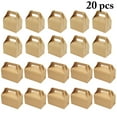 thumbnail image 1 of 20PCS Cake Boxes Collapsible Dessert Packaging Box Bakery Box with Handle, 1 of 10