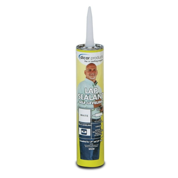 Dicor 501LSB1 EPDM SelfLeveling Lap Sealant 10.3 oz. Tube, Black