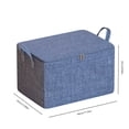 thumbnail image 3 of Baúles de almacenamiento, organizadores de armario y almacenamiento, 1 bolsa de almacenamiento de ropa y colcha, bolsa de embalaje de equipaje de gran capacidad, bolsa organizadora de armario para el, 3 of 3
