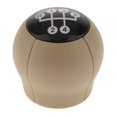 thumbnail image 2 of jinwen PVC+PU 5 Speed Car Ball Gear er Lever Knob For F G, 2 of 6