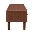thumbnail image 6 of TV Stand, 63 Inch Entertainment Center with 3 Drawers Adorned with Embossed Patterns for TV up to 65+ inch, TV Console Table for Living Room, Bedroom, Office(Brown), 6 of 9