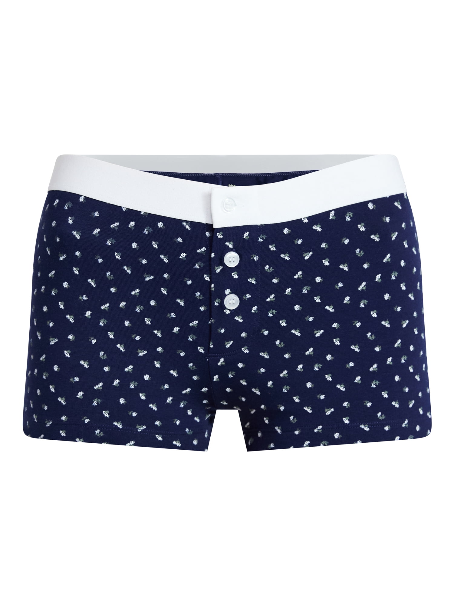 No Boundaries Women's Cotton Jersey Boyshort Panties, Sizes XS-XXXL
