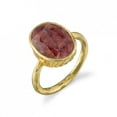 thumbnail image 1 of Raw Ruby - 14k Gold Vermeil Ring, 1 of 1