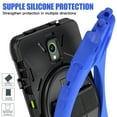 thumbnail image 5 of For Samsung Galaxy Tab Active5/Active3 8 inch Case SM-X300/X306B/SM-T570/T575, 360 Hand Strap, Shoulder Strap, Kickstand, Rugged Drop Protection, Blue, 5 of 7
