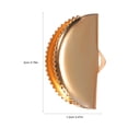 thumbnail image 3 of 60 Pcs Clamps Crimp Ends Alloy Ribbon Clamp Cord Ends Fastener Clasps for Jewelry Making, 3 of 4