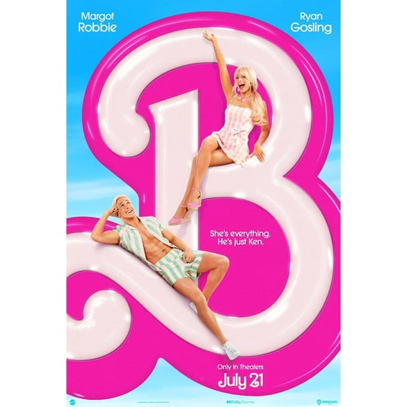 Barbie Movie Poster Glossy Quality Paper No Frame Photo Art Print Size 11x17
