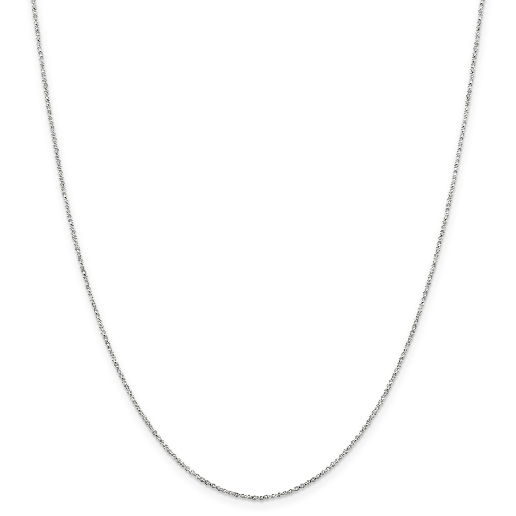 Goldia Sterling Silver 1.2mm Round Snake Chain Necklace