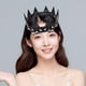 thumbnail image 5 of Reina corona Tiara estilo Retro decorativo negro para fiesta Cosplay princesa cumpleaños boda, 5 of 8