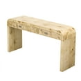 thumbnail image 3 of U_STYLE 60''Wooden Entryway Table with Burl Veneer, Console Table with 2 Large Drawers and Metal Handles,Multi-Functional Sofa Table with 2 Sturdy Legs,Suitable for Living Room, Foyer,Hallway, Office, 3 of 8