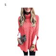 thumbnail image 4 of Jumpingount Suéter de punto para mujer, chal trenzado de Color sólido, chal de otoño, fiesta, viaje, oficina, negocios, jersey, ropa para niñas Prendas para la parte del cuerpo Rojo S Jumpingount AP013735-01, 4 of 6
