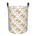 thumbnail image 2 of Goofa Corgi with Hearts Printed Circular Hamper,Laundry Basket with Handles,Storage Baskets Foldable,Large Capacity Laundry Hamper-Small, 2 of 8