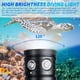 thumbnail image 4 of Luz De Buceo Letonpower Ts S 10000 Lúmenes 100 M Luz De Vídeo Subacuática Linterna De Buceo Linterna Impermeable Con Carga Tipo C Para Deportes Acuáticos Profesionales, 4 of 8