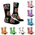 thumbnail image 3 of MEZZALL Number 6 7 Printed Playful Ice Cream Kids Socks Soft Crew Socks With Cute Print Durable Socks For Daily Wear Cute Socks, 3 of 3