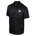 thumbnail image 2 of Men's Colosseum Black Vanderbilt Commodores Daly Print Polo, 2 of 3