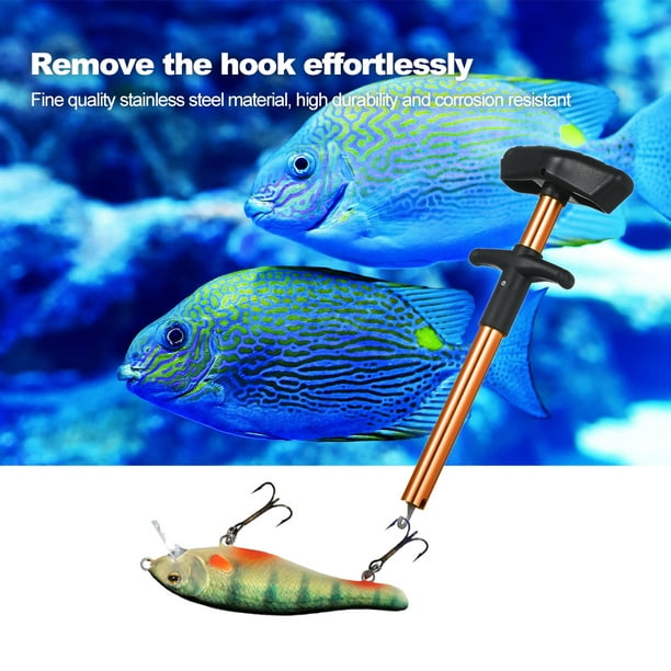 T-type Easy Fish Hook Remover Minimizing Injuries Fishhooks