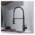 thumbnail image 1 of Matte Black Kitchen Faucet Deck Mounted Mixer Tap 360 Degree Rotation Stream Sprayer Nozzle Kitchen Sink Hot Cold Taps ,bar Laundry RV Farmhouse, 1 of 8