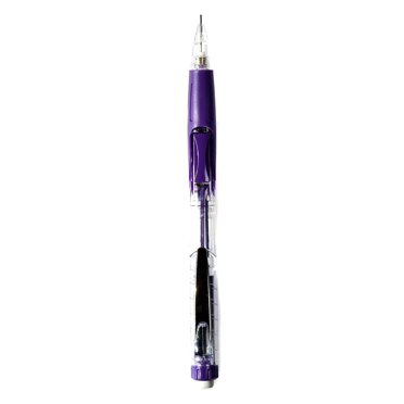 Pentel QS55 Mini Mechanical Pencils 0.5mm - Pack Of 10 Refillable Violet Metal Body Pencils, 12cm Length