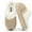Khaki(Platform), variant on BERANMEY Slippers for Women Scuff Memory Foam Fuzzy Faux Fur House Slippers Bedroom Non-slip Warm Fluffy Plush Womens Slippers Unisex Slip on Anti-Skid Sole Slides