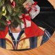 thumbnail image 2 of Falda para árbol de Navidad de Stranger Things, suave y divertida, decoración navideña navideña de granja de 48", 2 of 4
