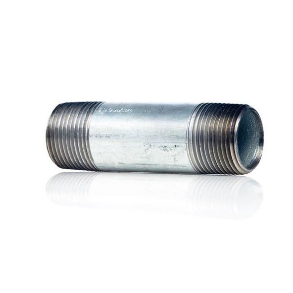 Galvanized Pipe Fitting, Nipple, 1/2 x 2-In. -563-020HN