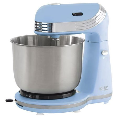 Rise by Dash 6 Speed Stand Mixer  3 qt - Sky Blue