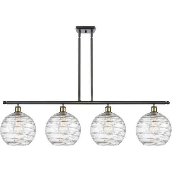 Innovations Lighting 516-4I-13-48 Athens Linear Athens 4 Light 48" Wide Linear Pendant -
