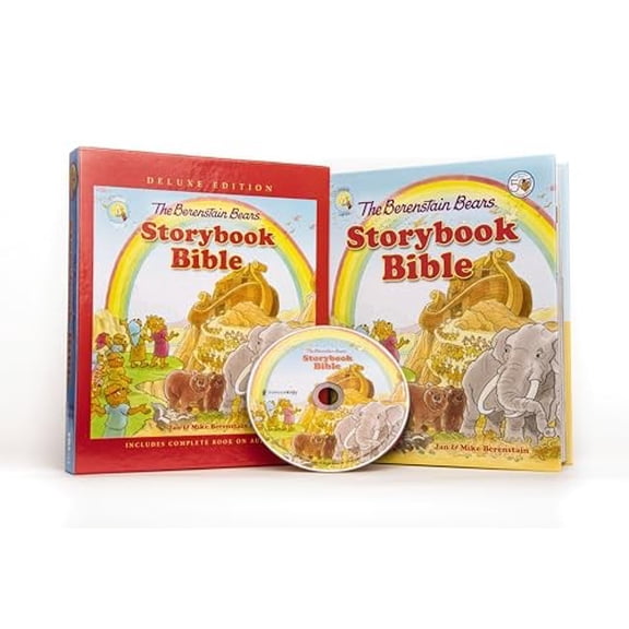 Pre-Owned The Berenstain Bears Storybook Bible Deluxe Edition: With CDs [With CD (Audio)] (Hardcover) 0310742242 9780310742241