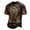 Black, variant on KLHDSF Mens Halloween Graphic Top Short Sleeve Crewneck Casual Party T-Shirt Black L
