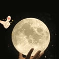 thumbnail image 2 of Luz de luna giratoria automática con impresión 3D, luz de noche LED de inducción con control remoto y bola de aire de estrella de suspensión creativa, 2 of 5