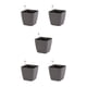 thumbnail image 1 of Matsuzay Maceta con estilo de resina para jardín, belleza con macetas innovadoras para jardines, macetas de belleza para plantas, gris Type2 NO2, 1 of 6