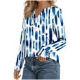 thumbnail image 4 of Craaazy Teacher Shirts V-Neck Long Sleeve Buttons T-shirt Comfy Fashion Printed Blouses Gifts, 4 of 6